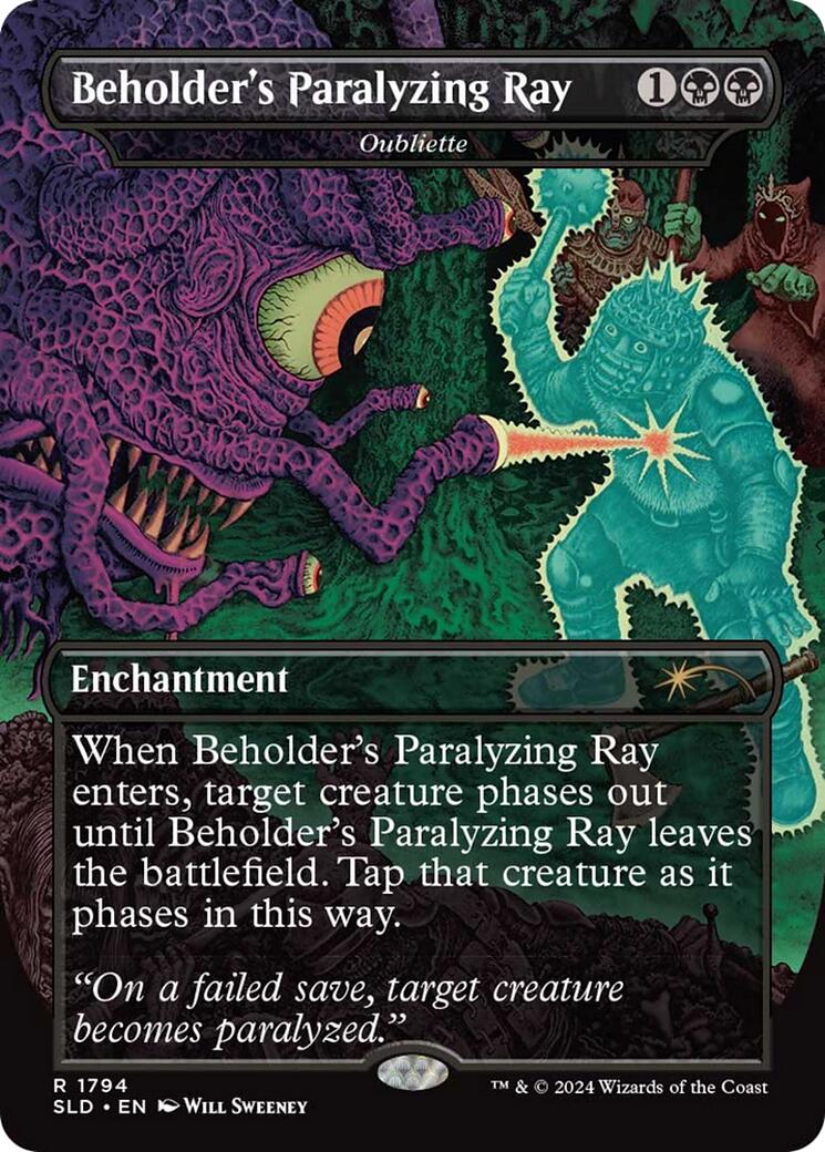 Beholder's Paralyzing Ray - Oubliette [Secret Lair Drop Series] | Spectrum Games