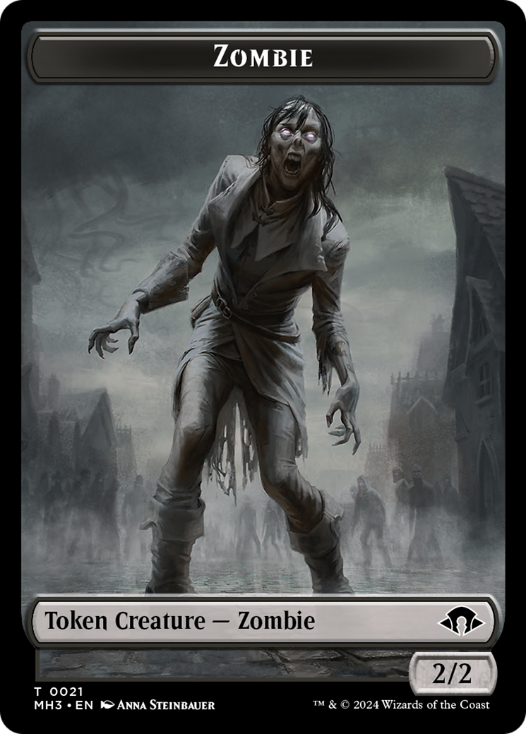 Zombie Token [Modern Horizons 3 Tokens] | Spectrum Games