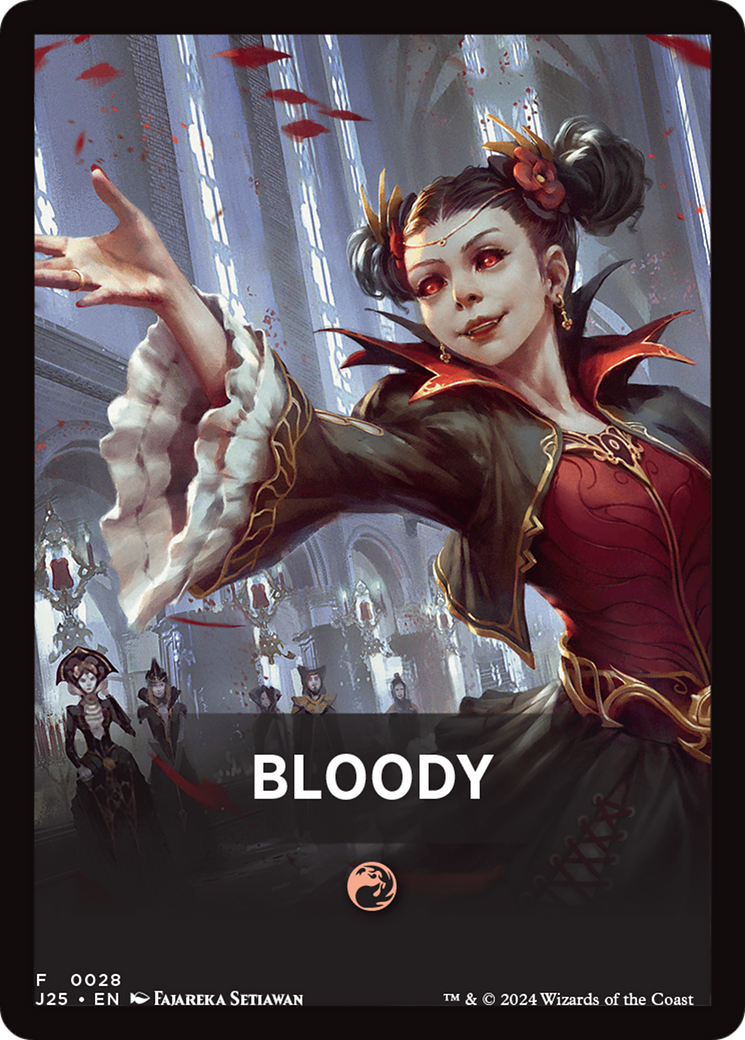 Bloody Theme Card [Foundations Jumpstart Front Cards] | Spectrum Games