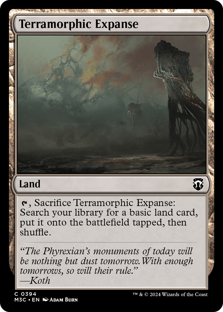 Terramorphic Expanse (Ripple Foil) [Modern Horizons 3 Commander] | Spectrum Games