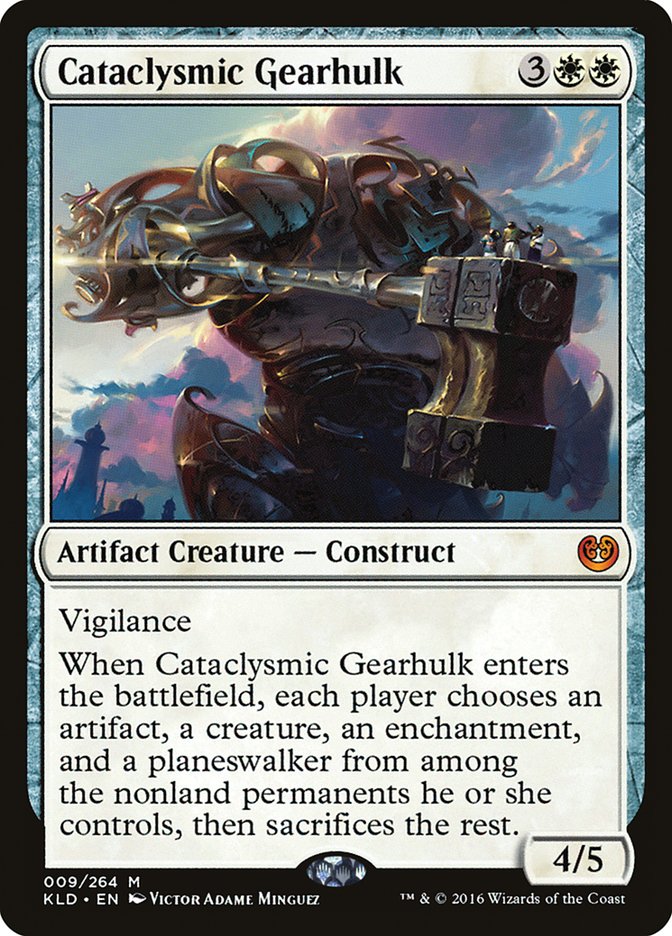 Cataclysmic Gearhulk [Kaladesh] | Spectrum Games