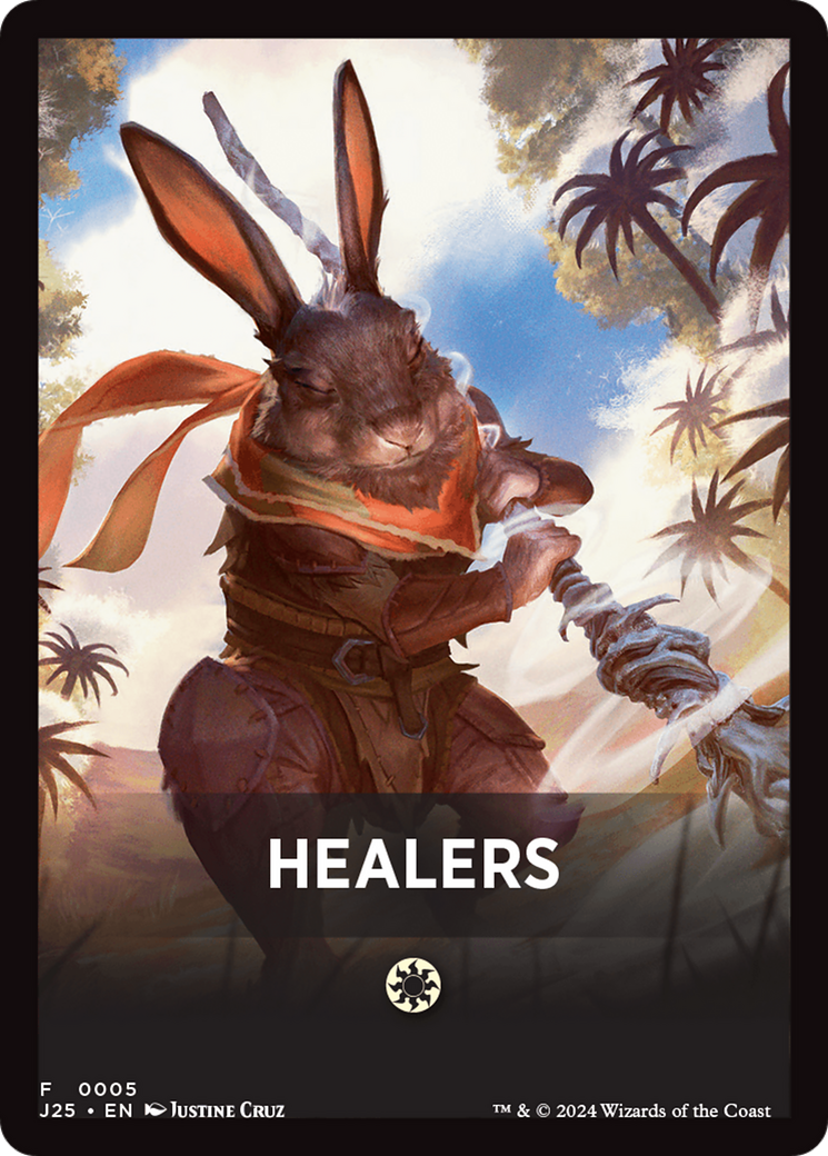 Healers Theme Card [Foundations Jumpstart Front Cards] | Spectrum Games