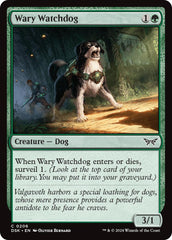 Wary Watchdog [Duskmourn: House of Horror] | Spectrum Games