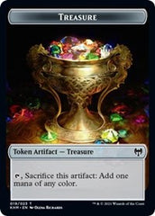 Treasure // Tyvar Kell Emblem Double-Sided Token [Kaldheim Tokens] | Spectrum Games