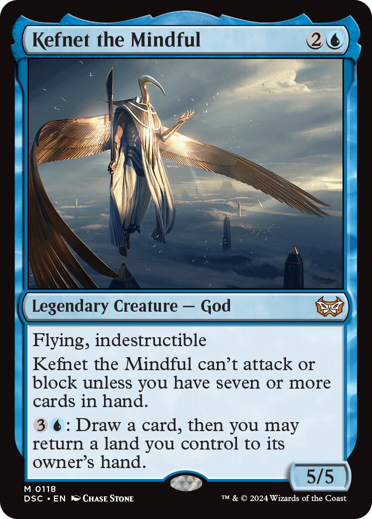 Kefnet the Mindful [Duskmourn: House of Horror Commander] | Spectrum Games
