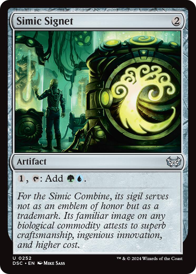 Simic Signet [Duskmourn: House of Horror Commander] | Spectrum Games