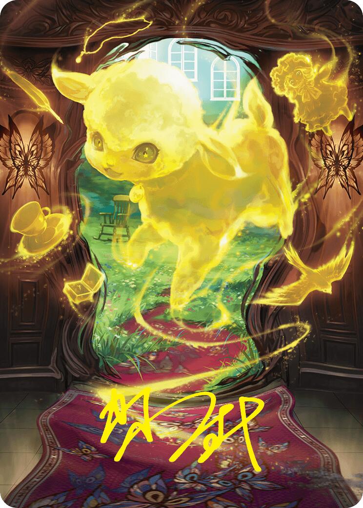 Enduring Innocence Art Card (Gold-Stamped Signature) [Duskmourn: House of Horror Art Series] | Spectrum Games