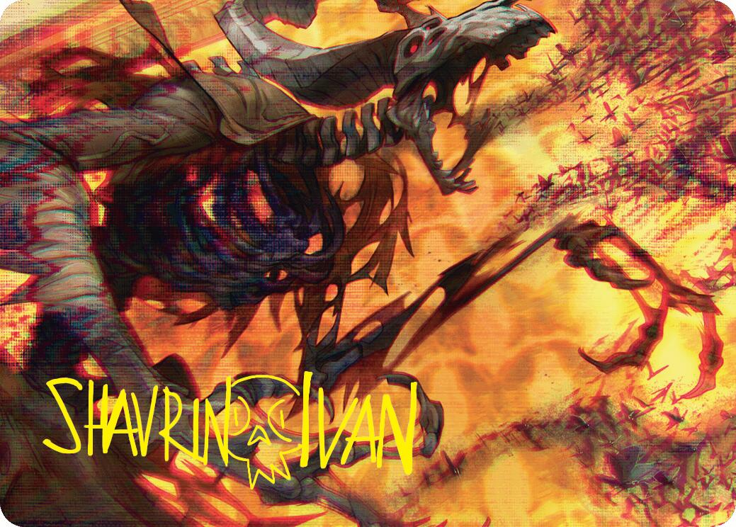 Unwanted Remake Art Card (Gold-Stamped Signature) [Duskmourn: House of Horror Art Series] | Spectrum Games