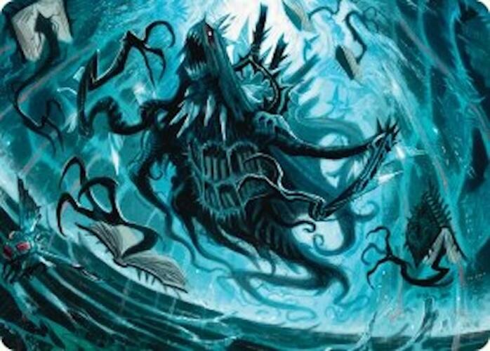 Overlord of the Floodpits Art Card [Duskmourn: House of Horror Art Series] | Spectrum Games