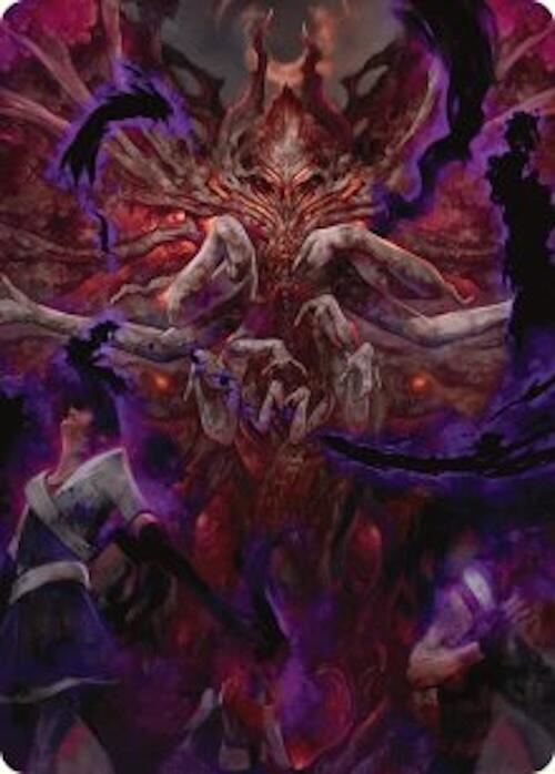 Damnation Art Card [Duskmourn: House of Horror Art Series] | Spectrum Games