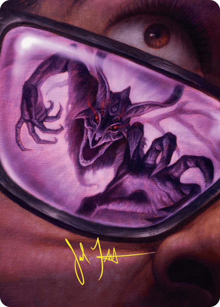 Doomsday Excruciator Art Card (Gold-Stamped Signature) [Duskmourn: House of Horror Art Series] | Spectrum Games