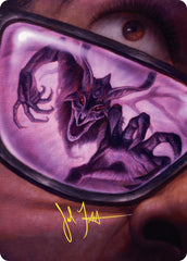 Doomsday Excruciator Art Card (Gold-Stamped Signature) [Duskmourn: House of Horror Art Series] | Spectrum Games