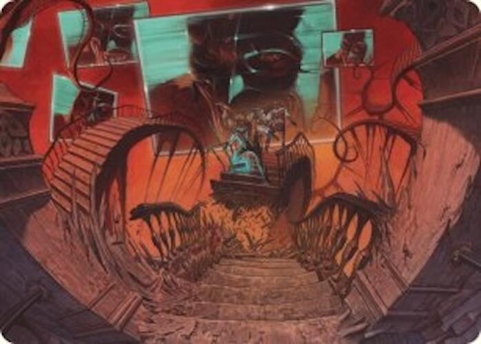 Let's Play a Game Art Card [Duskmourn: House of Horror Art Series] | Spectrum Games