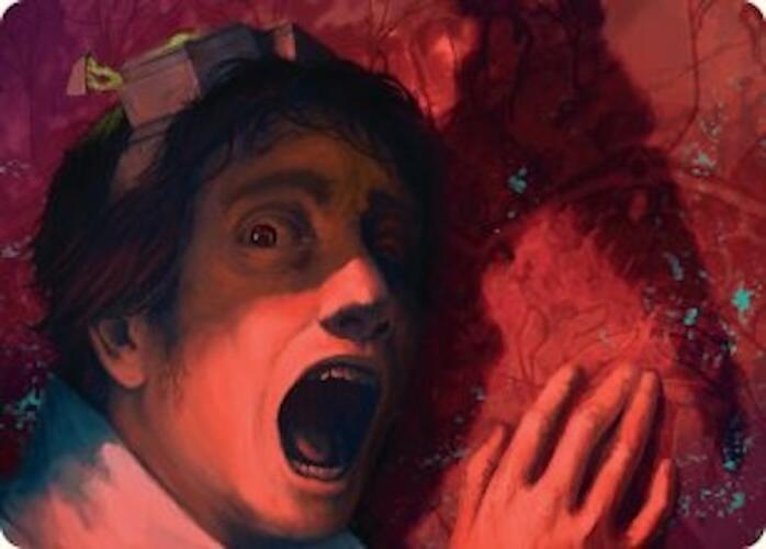 Murder Art Card [Duskmourn: House of Horror Art Series] | Spectrum Games