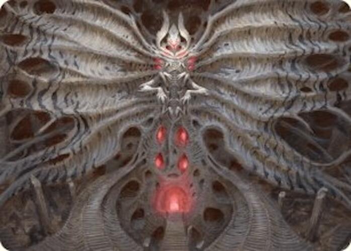 Valgavoth, Terror Eater Art Card [Duskmourn: House of Horror Art Series] | Spectrum Games