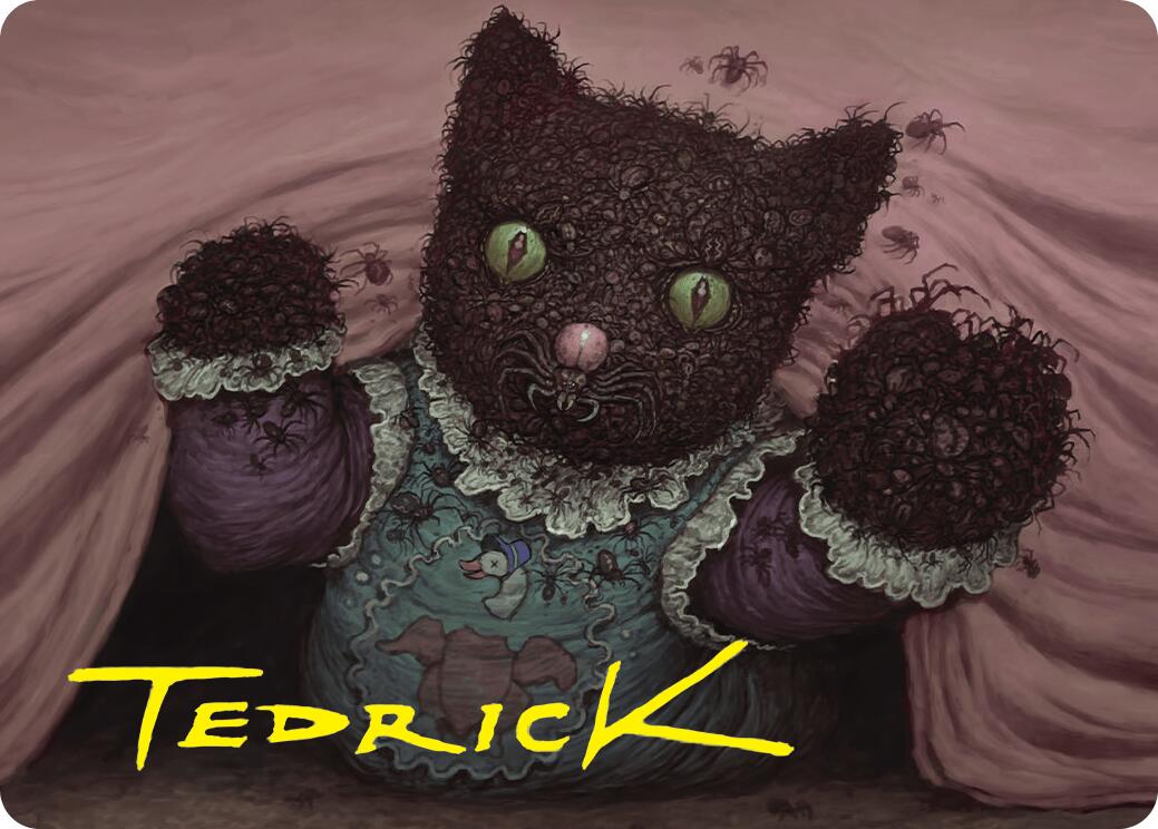 Twitching Doll Art Card (Gold-Stamped Signature) [Duskmourn: House of Horror Art Series] | Spectrum Games