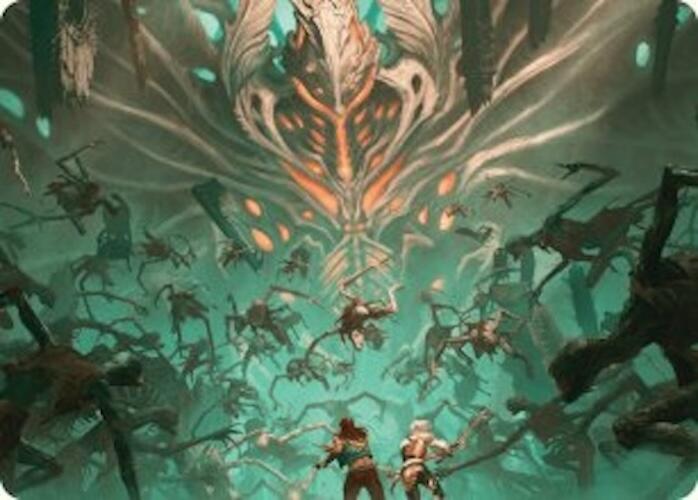 Valgavoth's Onslaught Art Card [Duskmourn: House of Horror Art Series] | Spectrum Games