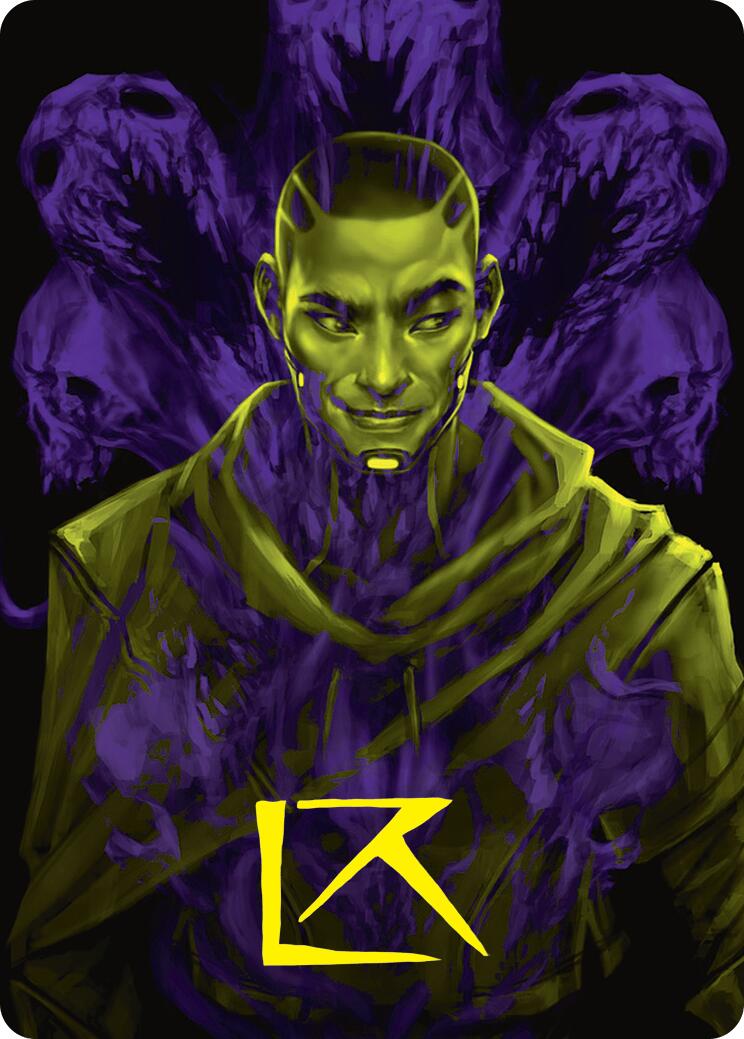 Kaito, Bane of Nightmares Art Card (Gold-Stamped Signature) [Duskmourn: House of Horror Art Series] | Spectrum Games
