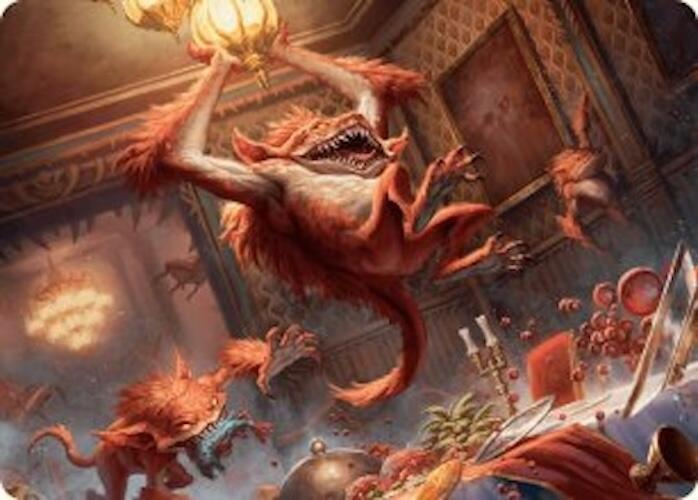 Midnight Mayhem Art Card [Duskmourn: House of Horror Art Series] | Spectrum Games