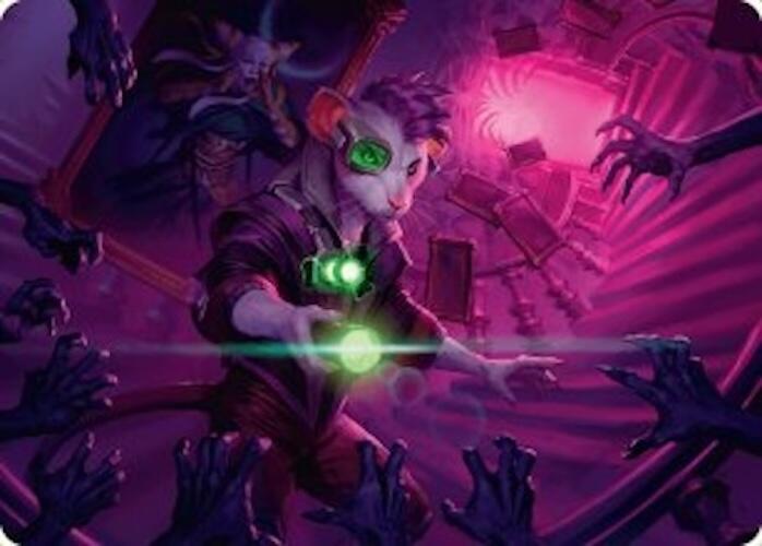 Nashi, Searcher in the Dark Art Card (21/54) [Duskmourn: House of Horror Art Series] | Spectrum Games