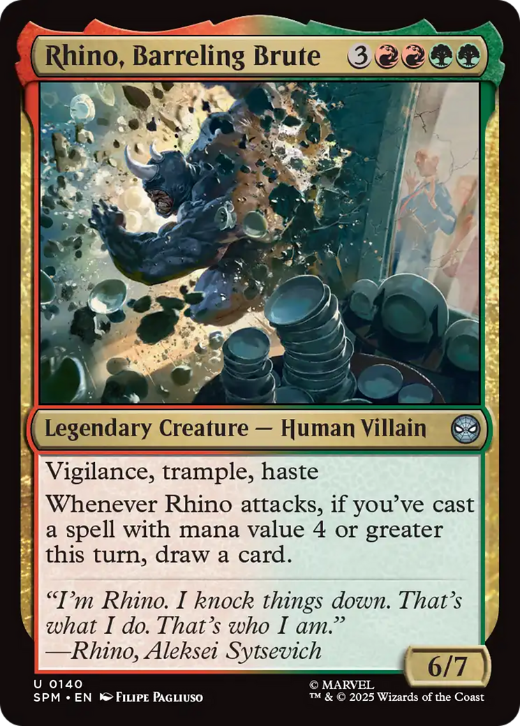Rhino, Barreling Brute [Marvel's Spider-Man] | Spectrum Games