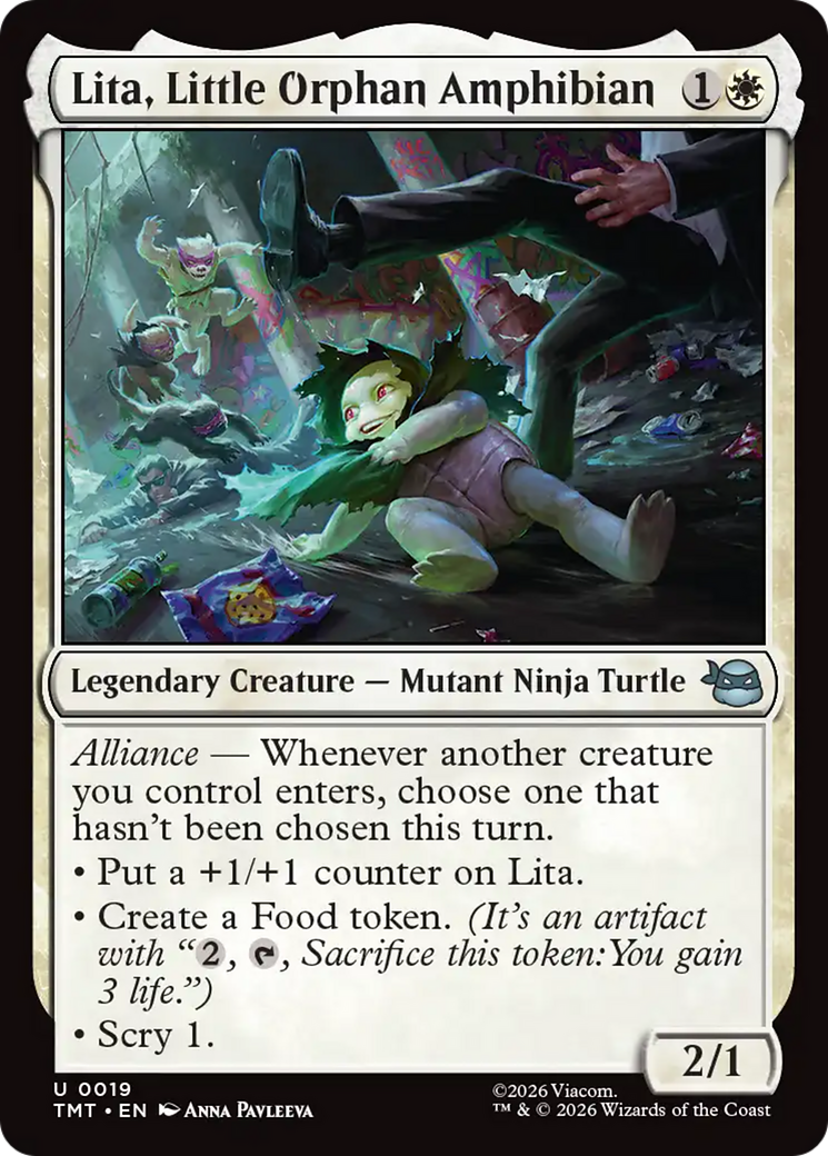 Lita, Little Orphan Amphibian [Teenage Mutant Ninja Turtles] | Spectrum Games