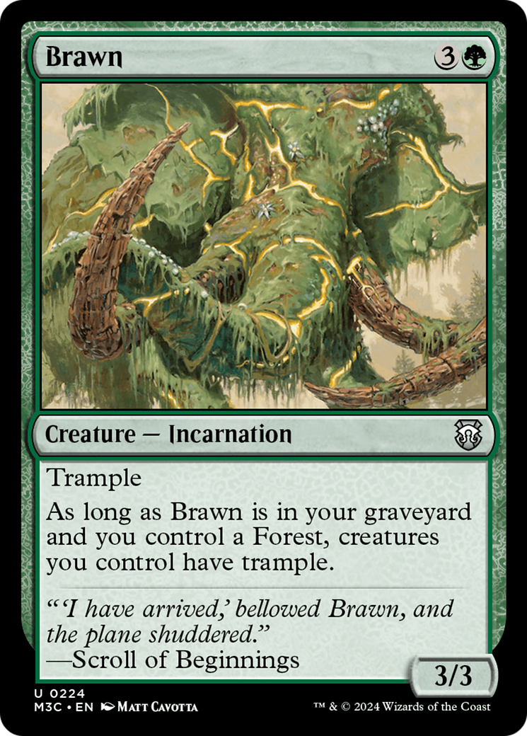 Brawn (Ripple Foil) [Modern Horizons 3 Commander] | Spectrum Games