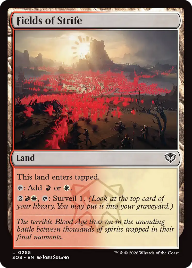 Fields of Strife [Secrets of Strixhaven] | Spectrum Games