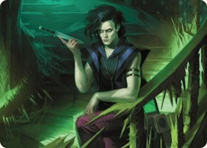 Winter, Misanthropic Guide Art Card [Duskmourn: House of Horror Art Series] | Spectrum Games