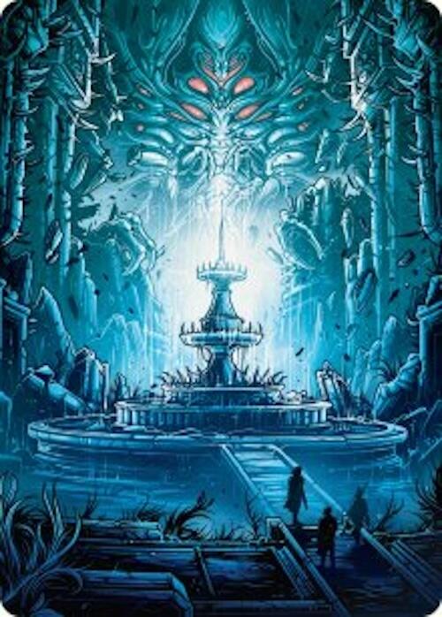 Island Art Card [Duskmourn: House of Horror Art Series] | Spectrum Games