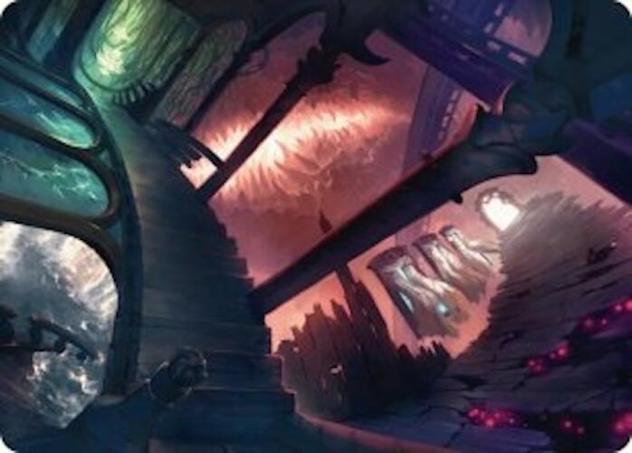 Terramorphic Expanse Art Card [Duskmourn: House of Horror Art Series] | Spectrum Games