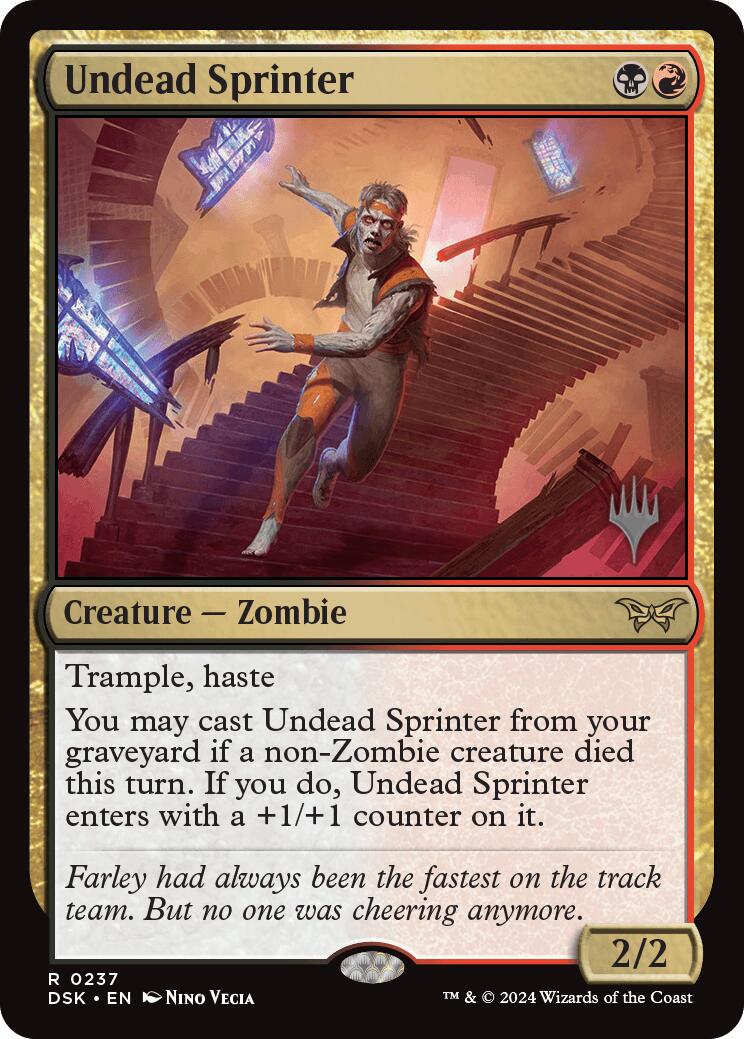 Undead Sprinter [Duskmourn: House of Horror Promos] | Spectrum Games