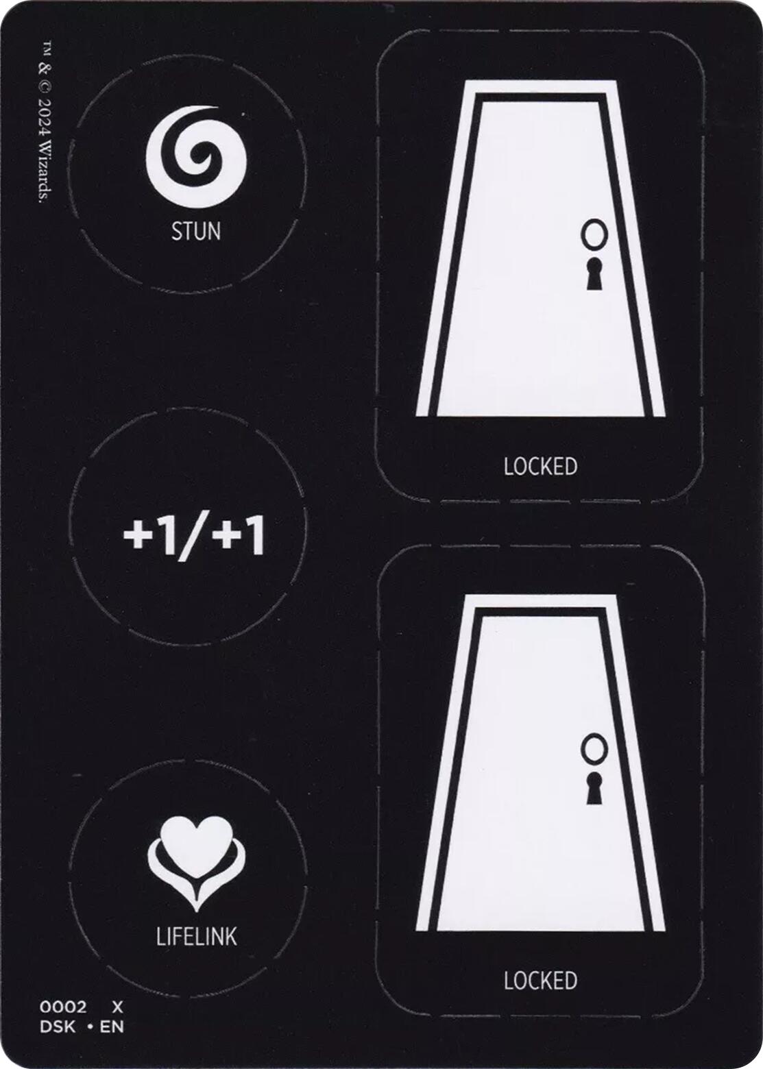 Punch Card Token (1 // 2) [Duskmourn: House of Horror Tokens] | Spectrum Games