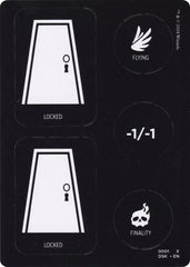 Punch Card Token (1 // 2) [Duskmourn: House of Horror Tokens] | Spectrum Games