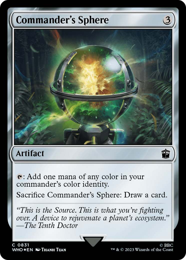 Commander's Sphere (Surge Foil) [Doctor Who] | Spectrum Games