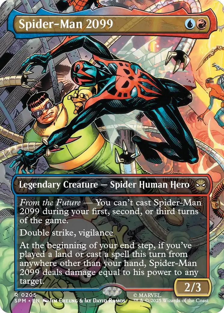 Spider-Man 2099 (0205) (Borderless) [Marvel's Spider-Man] | Spectrum Games