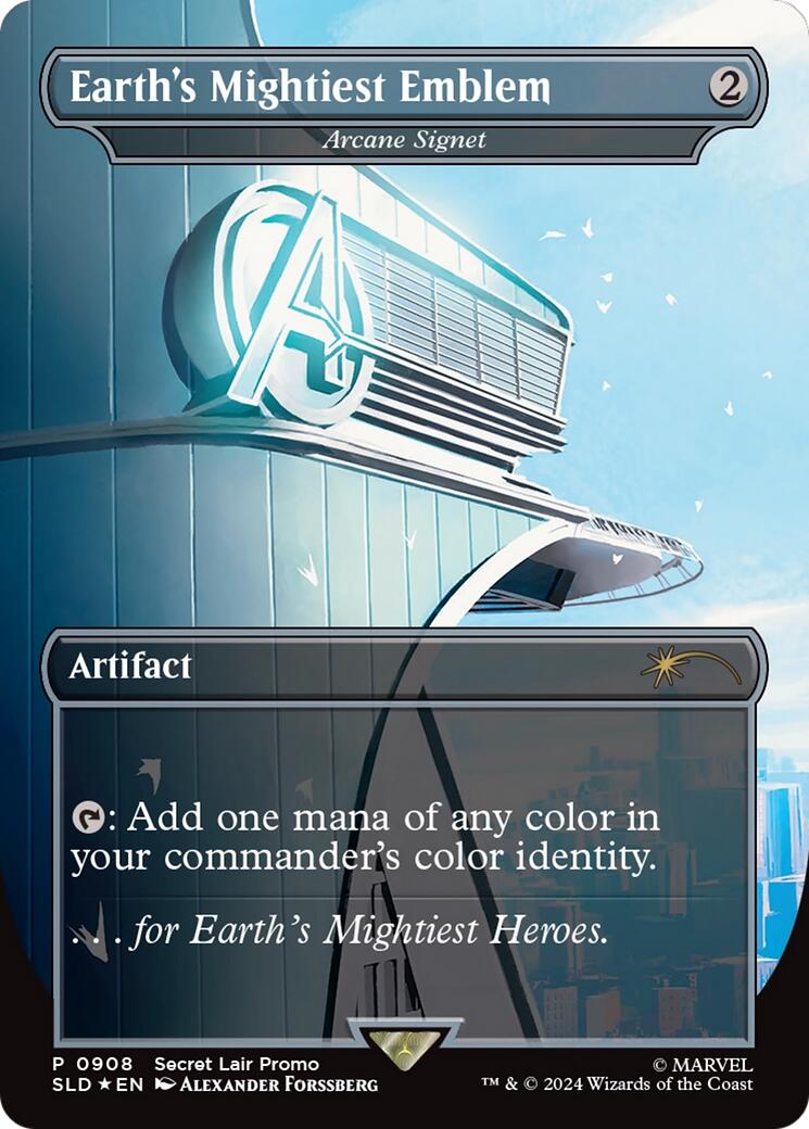 Earth's Mightiest Emblem - Arcane Signet [Secret Lair Drop Series] | Spectrum Games