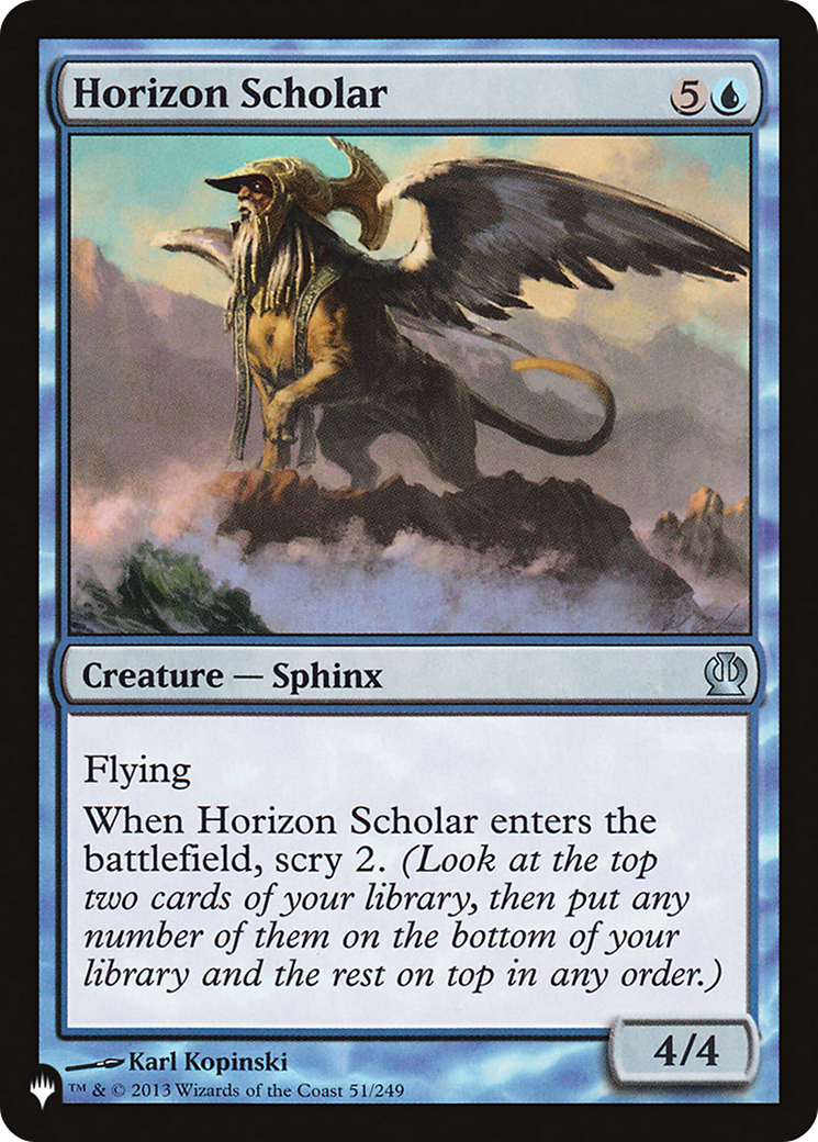 Horizon Scholar [The List] | Spectrum Games