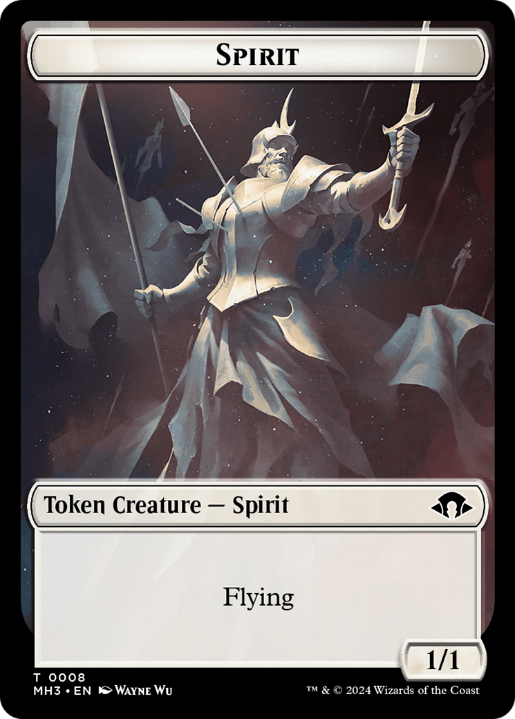 Phyrexian Germ // Spirit (0008) Double-Sided Token [Modern Horizons 3 Tokens] | Spectrum Games