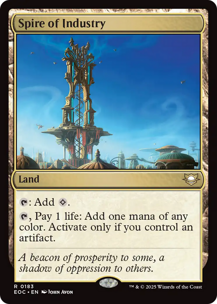 Spire of Industry [Edge of Eternities Commander] | Spectrum Games