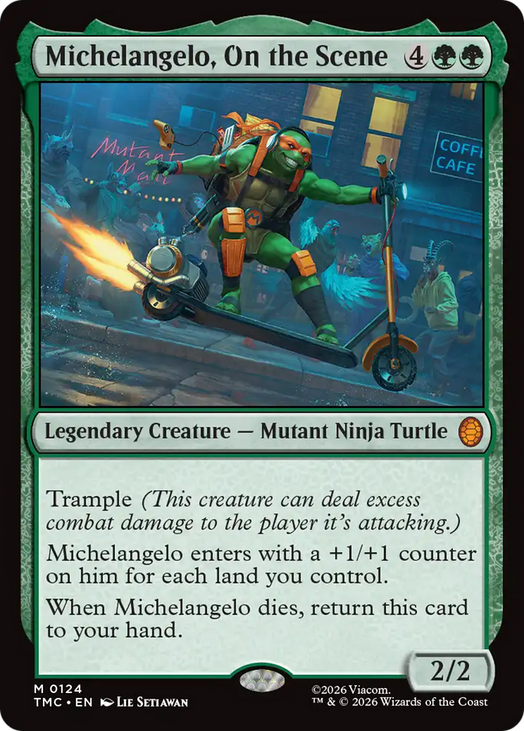 Michelangelo, On the Scene [Teenage Mutant Ninja Turtles Commander] | Spectrum Games