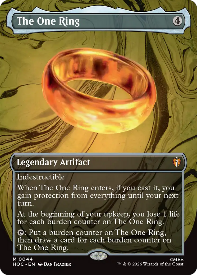 The One Ring (Borderless) [The Hobbit] | Spectrum Games