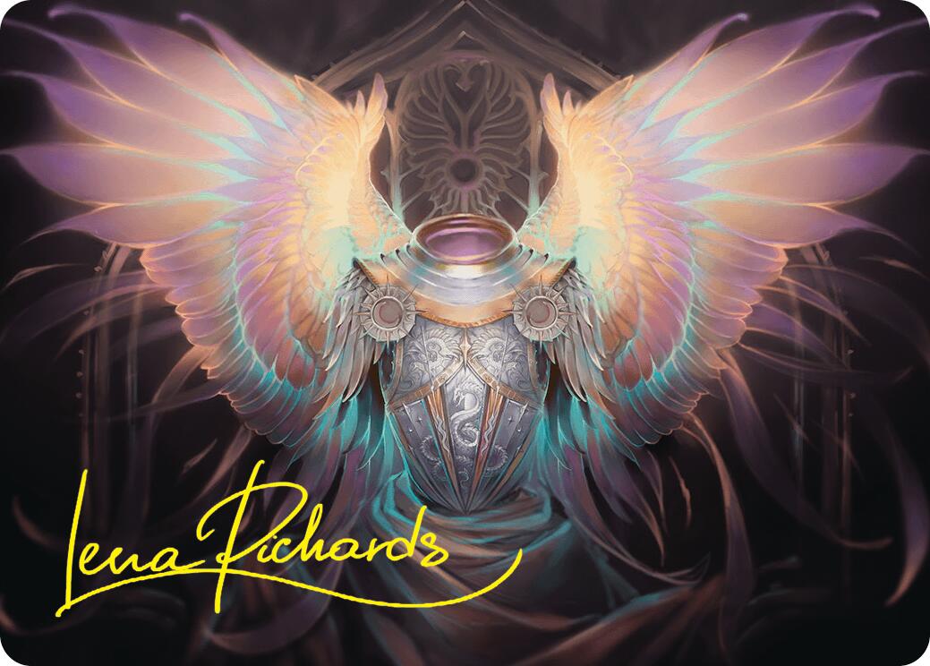 Celestial Armor Art Card (2/54) (Gold-Stamped Signature) [Foundations Art Series] | Spectrum Games