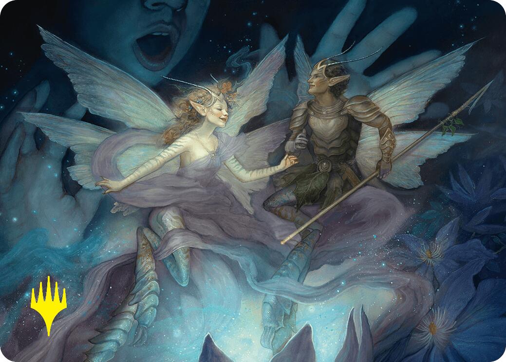 Faebloom Trick Art Card (6/54) (Gold-Stamped Signature) [Foundations Art Series] | Spectrum Games