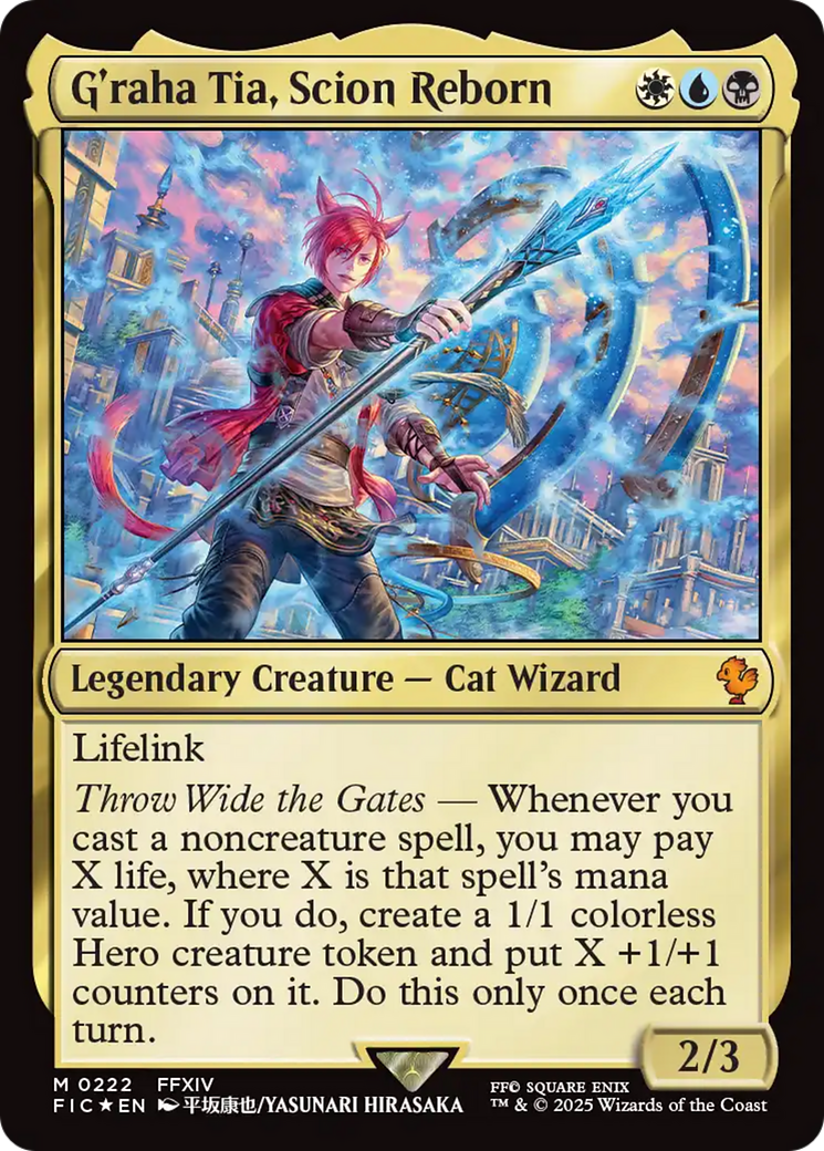 G'raha Tia, Scion Reborn (Surge Foil) [FINAL FANTASY Commander] | Spectrum Games