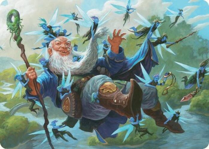Mischievous Mystic Art Card (7/54) [Foundations Art Series] | Spectrum Games
