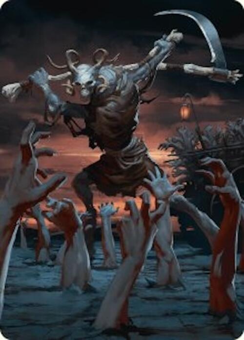 Abyssal Harvester Art Card (34/54) [Foundations Art Series] | Spectrum Games