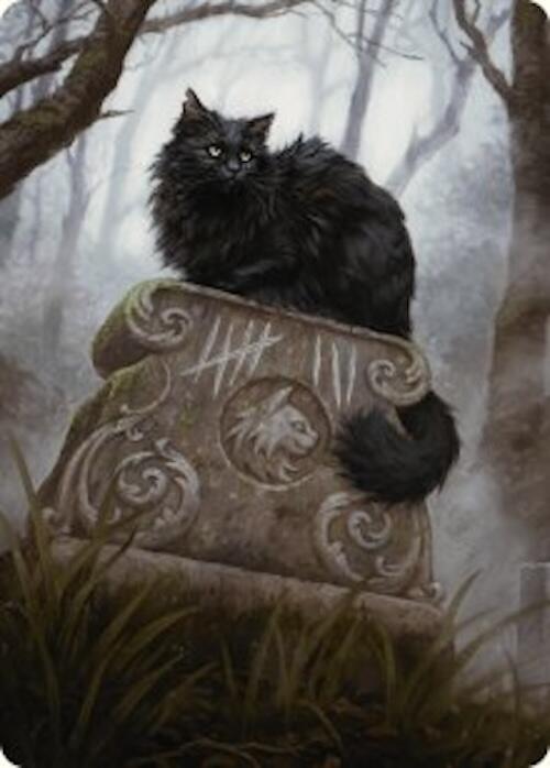 Nine-Lives Familiar 2 Art Card (36/54) [Foundations Art Series] | Spectrum Games