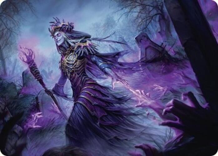 Zul Ashur, Lich Lord Art Card (10/54) [Foundations Art Series] | Spectrum Games