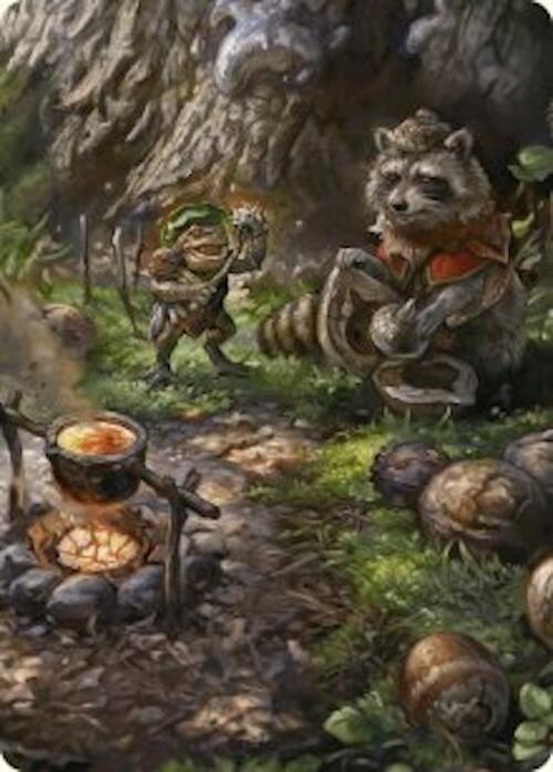 Sylvan Scavenging Art Card (46/54) [Foundations Art Series] | Spectrum Games